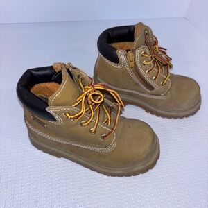 Waterproof Toddler Boots Size 9, Side Zipper, Comfortable, Durable, Kids